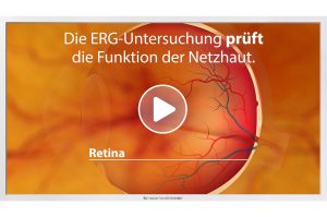 Patientenaufklärungs-Film zum Thema "ERG (Elektroretinographie)" von TV-Wartezimmer.