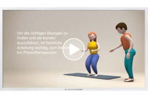 Patientenaufklärungs-Film zum Thema "Beckenbodentraining" von TVWartezimmer.